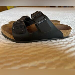 Birkenstocks Kids Black Arizona Sandals